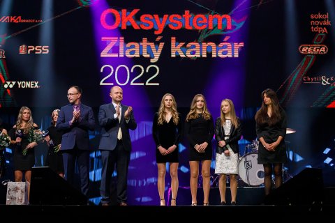 Podpořili jsme nejlepší české tenistky a tenisty na akci Zlatý kanár 2022