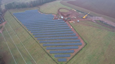 FVE + BESS Zámecký vrch Rudoltice - ve výstavbě